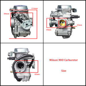 Carburador de motocicleta Mikuni de 25mm para motocicleta Yamaha Mio Amore Sporty Soulty Soul Fino Ego 5VV-E4901-04/5TL-E4901-11 - Product Image 6