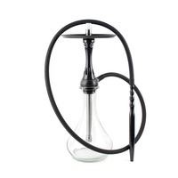 Chicha Alpha Hookah en acier inoxydable de haute qualité d'origine russe avec logo personnalisé, durable et écologique, coffret cadeau