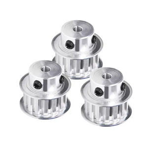 Puleggia <span class=keywords><strong>in</strong></span> Lega di Alluminio 3M - 20 Denti - Ruota di Tensionamento Regolabile - Larghezza Scanalatura 16 per Cinghia Sincrona - Product Image 5