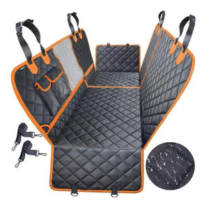 Funda Desmontable para Asiento de Mascota, Protector de Asiento Trasero Antiarañazos para Perros, Hamaca de Viaje Impermeable para Mascotas con Ventana de Malla - Product Image 1