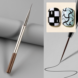 Pinceau à ongles YOKEFELLOW EA06 Long Liner, sans grumeaux, pour une application parfaite en une seule traite - Product Image 6