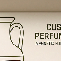 Boîte cadeau personnalisée blanche pour Cologne et boîte magnétique pour parfum avec collection de parfums, boîte en papier et emballage pour parfum