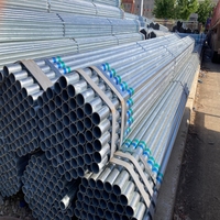 Tubería de Acero Galvanizado de 1.25-4 Pulgadas ASTM A53 Q235 Soldada para Agua, Gas y Construcción