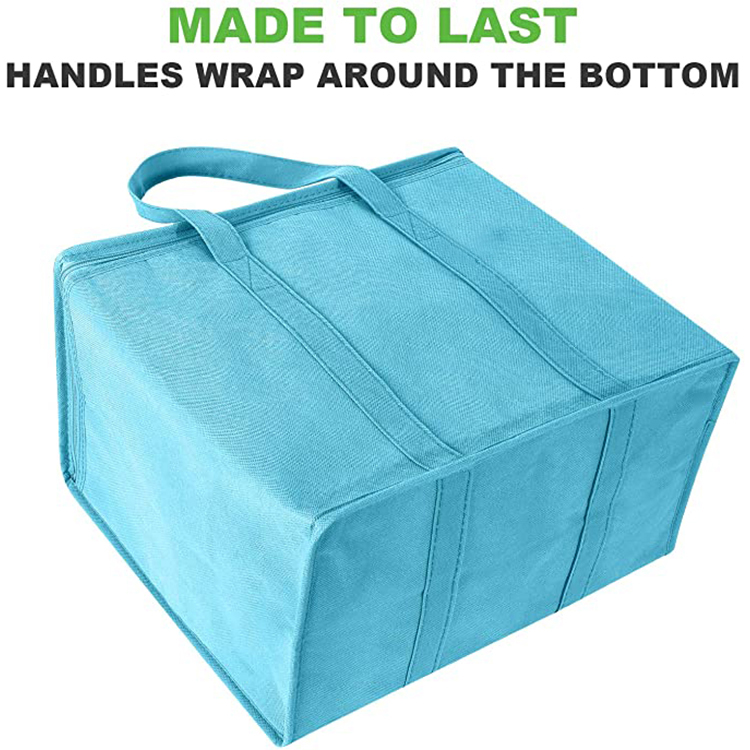 Customized high quality insulated thermal grocery shopping tote cooler bags large