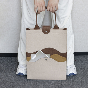 Low Price Durable Large Capacity <b>Foldable</b> Felt Cover Compact Protective Church Bible <b>Bag</b> Polyester Lining Customizable Unisex - Product Image 6