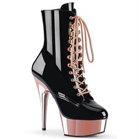 Chaussures de danse à talons hauts de 15CM, bottes de danse à plateforme imperméables