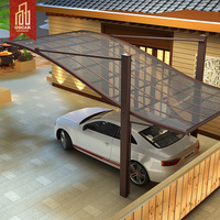OSCAR – pare-soleil de voiture en métal en acier et aluminium, facile à utiliser, extérieur, lavage de voiture, parking, port de garage, auvent, tente, couverture d'abri
