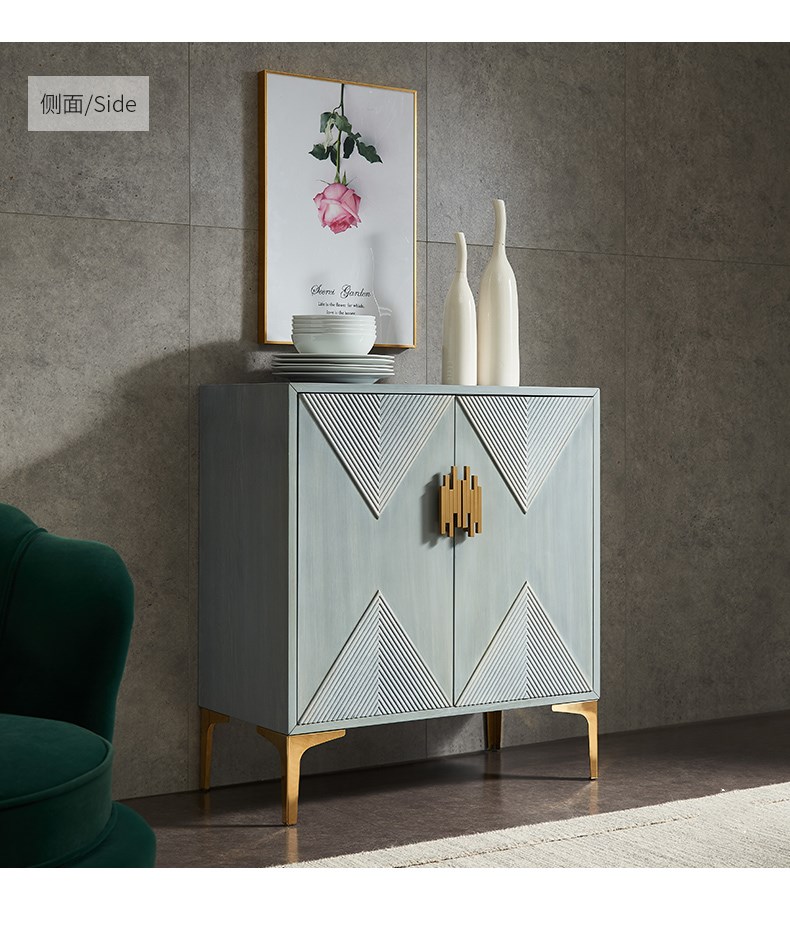 Luxury storage cabinet simple wooden multifunctional dining room sideboard