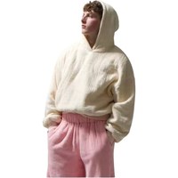 Ensemble de survêtement unisexe KY épais et oversize avec sweat à capuche et pantalon large pour l'hiver – Ensemble complet en tissu gaufré pour femme