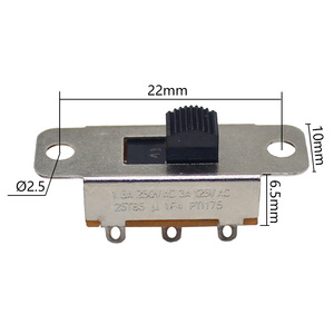 Interruptor Deslizante Metálico Zing Ear ZE-209-22 de 250V 3A para Secador de Pelo, el Más Vendido <span class=keywords><strong>en</strong></span> <span class=keywords><strong>Amazon</strong></span> - Product Image 2