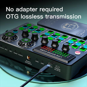 Tarjeta de Sonido Profesional V99 para Transmisión en Vivo, Batería Integrada, Material ABS+PC, Dispositivo Dedicado para Cantar, Karaoke para Teléfono Móvil - Product Image 4