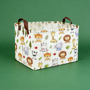 Cesto Portabiancheria Pieghevole Impermeabile per Casa con Manici, Contenitore per Vestiti di Bambini, Cesto per Biancheria Sporca - Product Image 5