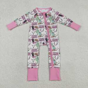 Ropa <span class=keywords><strong>de</strong></span> Manga Larga para Bebé Niña <span class=keywords><strong>de</strong></span> 0 a 3 Meses, <span class=keywords><strong>Mono</strong></span> <span class=keywords><strong>de</strong></span> Bebé con Cremallera Beige, Diseño <span class=keywords><strong>de</strong></span> Futura Vaquera, <span class=keywords><strong>Cabeza</strong></span> <span class=keywords><strong>de</strong></span> Vaca Alpina y Botas <span class=keywords><strong>de</strong></span> Cactus - Product Image 1