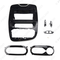Cadre d'autoradio stéréo 2din Fascia pour HRenault Clio 2017 + 10.1 pouces grand écran Audio tableau de bord Kit de montage sur panneau