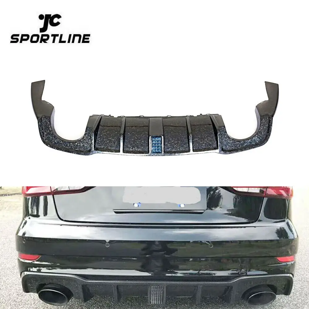 Geschmiedet Carbon Faser Facelift RS3 Hinten Lip für Audi RS3 8V Limousine 2017- 2019