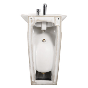 Lavabo ovale moderne en céramique pour ablutions musulmanes, sur pied, prix usine - Product Image 4