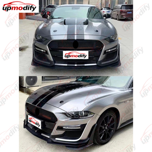 Kit de Carrocería Retrofit de Fábrica para <span class=keywords><strong>Ford</strong></span> <span class=keywords><strong>Mustang</strong></span> 2018 2019 <span class=keywords><strong>2020</strong></span> 2021 2022 2023, Actualización a <span class=keywords><strong>GT500</strong></span> <span class=keywords><strong>Shelby</strong></span>, Conjunto de Parachoques - Product Image 4