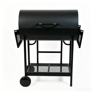 OWNSWING Griglia per Barbecue a Carbone Stile <span class=keywords><strong>Americano</strong></span>, Grande, per Esterni, Campeggio, Giardino, Portatile, con Tavolo Pieghevole - Product Image 2