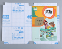 Couverture de livre en plastique transparent, feuille auto-adhésive, en pvc, vente en gros, unités