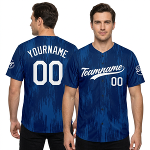 เสื้อเบสบอลแบบซับลิเมชั่นสั่งทำพิเศษ คอวี แขนสั้น ระบายอากาศได้ดี ซับเหงื่อ พิมพ์ชื่อทีม 00 สำหรับทุกฤดูกาล ผู้ใหญ่ - Product Image 1