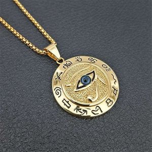 Collar con Colgante del <span class=keywords><strong>Ojo</strong></span> Egipcio Antiguo 2026, Collar Religioso del <span class=keywords><strong>Ojo</strong></span> de <span class=keywords><strong>Horus</strong></span> con Cabeza de Águila, Collar del <span class=keywords><strong>Ojo</strong></span> Divino, <span class=keywords><strong>Amuleto</strong></span> Wicca al por Mayor, Regalo - Product Image 6