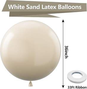 36 Pouces Mat Décoration Gros <span class=keywords><strong>Ballon</strong></span> Géant Latex Mariage Coloré Grands Ballons pour Publicité Jouets - Product Image 2