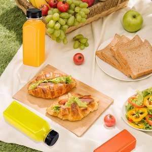 3oz 8oz 12oz 16oz 33oz BPA <b>Clear</b> Plastic Juice <b>Bottle</b> for Juice Hot Sale - Product Image 2
