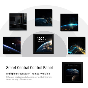 BCC-2501-HT-AC-AIRスマートホームサーモスタットゲートウェイ4インチZigbee内蔵Tuyaアプリ中央シーンコントロールパネル家庭用 - Product Image 2