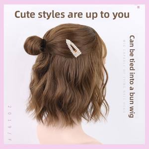 วิกผมผู้หญิง <span class=keywords><strong>ผม</strong></span><span class=keywords><strong>สั้น</strong></span>หยิก <span class=keywords><strong>ทรง</strong></span>บ๊อบ<span class=keywords><strong>เกาหลี</strong></span> ใส่สบาย ระบายอากาศได้ดี - Product Image 2