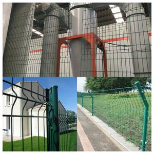 Barrière <span class=keywords><strong>rigide</strong></span> de grillage d'acier de courbure de triangle de <span class=keywords><strong>panneau</strong></span> du <span class=keywords><strong>prix</strong></span> usine 3D pour le jardin extérieur clôturant la maison panneaux de barrière 3D - Product Image 6