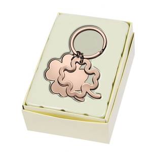 Llavero ROS Double Quadrifoglio, Elegantes Llaveros de Cristal - Product Image 2