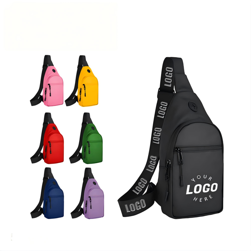 Custom Waterproof Unisex Nylon Sling Backpack