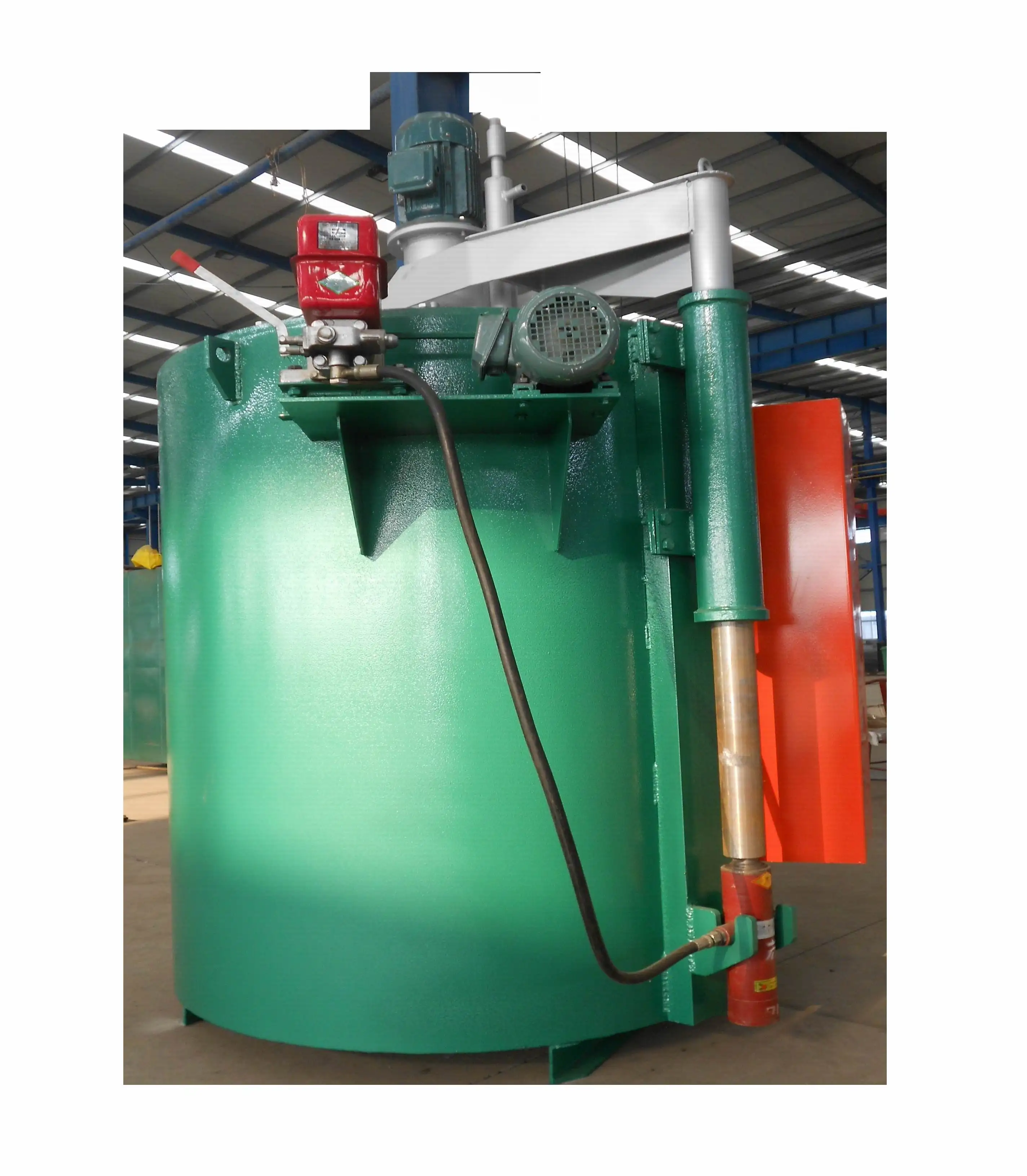 All fiber well type carburizing furnace for metal heat treatment