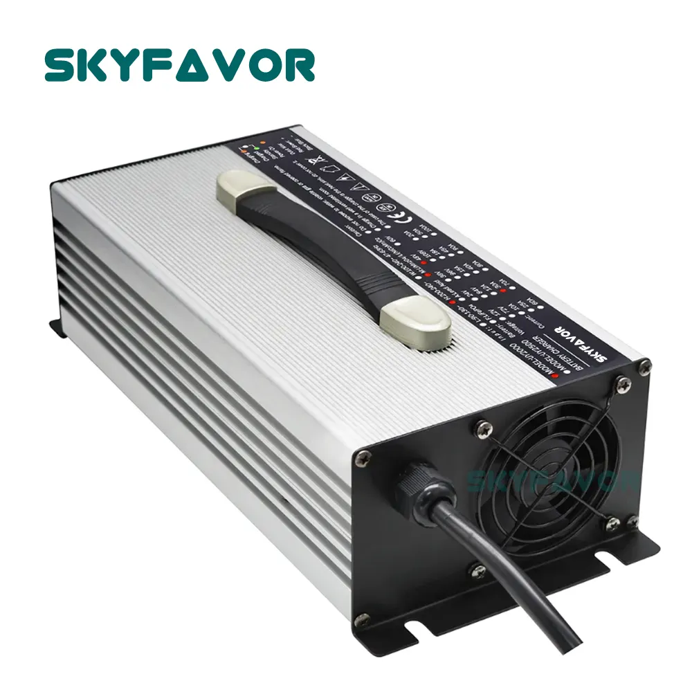 Özelleştirilmiş 2500W serisi 24V Lead 36V 50A 48V 40A 60V 30A 72V 25A pil şarj cihazı kurşun asit veya LI-ION lityum LifePO4 pil için