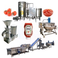 Grande ligne de production industrielle de pâte de tomate Mini usine complète de traitement de pâte de tomate concentrée industrielle