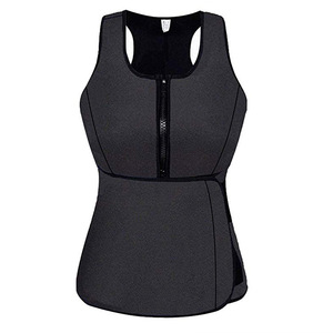 Femmes Body Shaper Waist Trainer <span class=keywords><strong>Sauna</strong></span> <span class=keywords><strong>Suit</strong></span> Sweat Vest Slimming Underwear Weight Loss Shirt Fat Burner Workout Tank Top Shapewear - Product Image 2