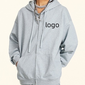 Unisex Men's 100% Cotton Oversized Pullover Hoodie Solid Autumn Breathable Eco-Friendly Wholesale Custom Embroidered Logo