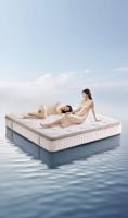 Matelas de lit d'hôtel confortable à ressorts ensachés Euro Top, double, queen, king, en latex et mousse à mémoire de forme