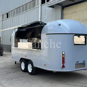 Camion de vente ambulante de crème glacée standard français, remorque alimentaire mobile de rue à vendre - Product Image 5