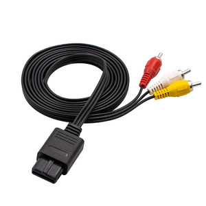 1 Himi HM55 N64 AV Cable compuesto 1,8 m con conectores RCA para sistemas de juegos retro y televisores CRT - Product Image 5