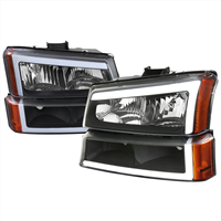 Für 2002-2006 Chevrolet Avalanche/ 2003-2007 Silverado LED-Leiste mit suquentiellen Blinker LED-Leiste Scheinwerfer & Stoßstangen lichter