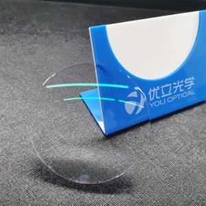 YOULI sıcak satış 1.59 polikarbonat UV420 mavi blok gözlük lensler yeşil kaplama - Product Image 1