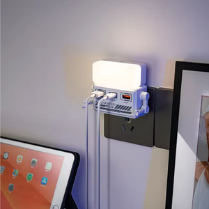 Rechargeable <b>LED</b> Night <b>Light</b> with USB Charging, Remote/Voice Control, 3 Modes, ABS+PC Material, Indoor Nightlight - Product Image 1