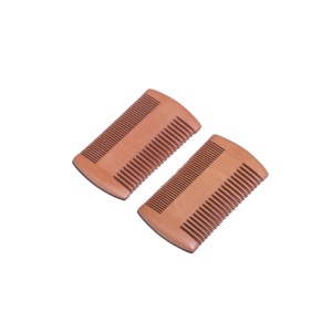 Cepillo de <span class=keywords><strong>afeitar</strong></span> y peine para <span class=keywords><strong>Barba</strong></span> de jabalí de madera de haya de etiqueta privada para peinar barbas y bigotes - Product Image 4