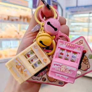 Customized <b>Mini</b> Cute PVC Keychain New Design Fruit Machine UV <b>Printing</b> for Cartoon Promotion Lottery Customizable Key Pendant - Product Image 3
