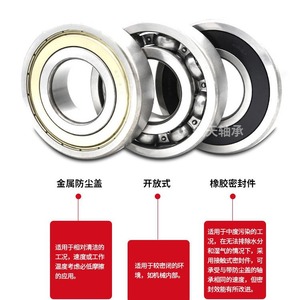 ตลับลูกปืนเม็ดกลมร่องลึก 6307rs 35x80x21 มม. แบบปิดผนึกสำหรับงานมอเตอร์ - Product Image 1