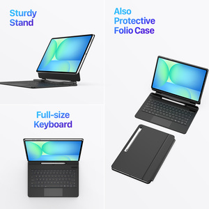 Từ trường hợp bàn phím không dây đối với Samsung Tab S10 FE cộng với với Touch Pad Bút Chì Chủ Slim thiết kế gấp 500mAh pin - Product Image 5