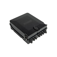 Boîtier de distribution de fibre optique ABS 24 cœurs extérieur, répartiteur PLC 1:16, 2 entrées 5 sorties, ST-F237, 1,5 kg, 1 plateau, 310x255x100mm