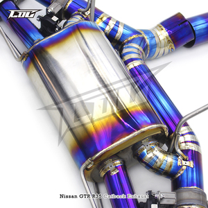 Atback xhaust ystem issan/GT-R 35 2008-2023 Y IPE xhaust IPE uffler scape Itanium - Product Image 4