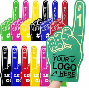 ถุงมือโฟมเชียร์ทำจากโฟม EVA อุปกรณ์สำหรับเชียร์ลีดเดอร์ของขวัญส่งเสริมการขายของเล่นกีฬาของขวัญงานเฉลิมฉลอง - Product Image 1